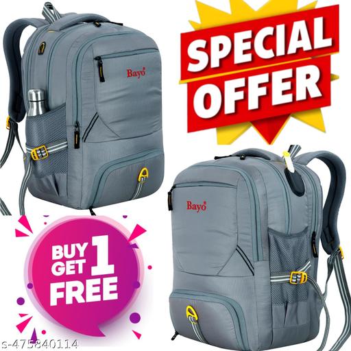 Bayo 2pc 65 Ltr Laptop Backpack For School Collage Office Tuition& Travel Boys Girls Men & women Waterproof Backpack School Bag