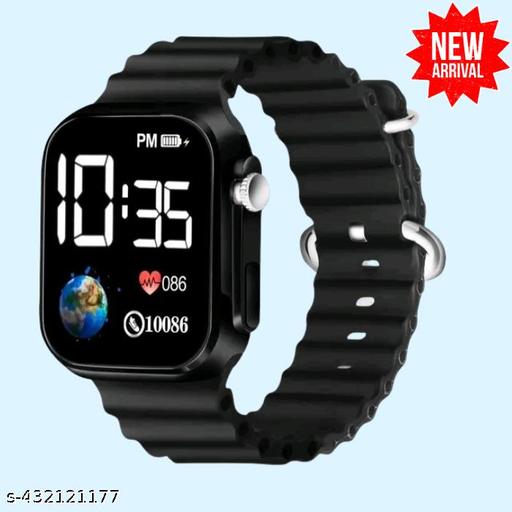 Smilebaby Ultra Design LED TIME DISPLAY  Watch - For Boys & Girls , Kids Watch, Sport Watch, Mens Watch, Women Watch, Watch
