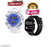 Sports Digital TS-49 Multi-Functional Watch & Ultra Strap LED-Digital Watch Combo Offer