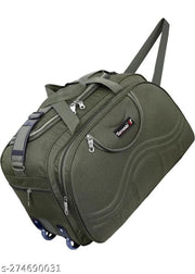 55 L Strolley Duffel Bag - 55 L DUFFLE BAGS HEAVY PREMIUM QUALITY TRAVEL LUGGAGE MEN WOMEN TRAVELLING AIR -- Regular Capacity