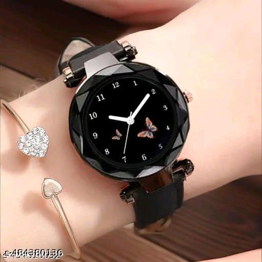 All Black Watch For Womens And Girls