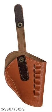 Leather Hostel Pistol Cover size 45 Bore (with kajlak)