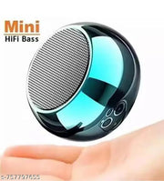 Mini Portable Wireless Bluetooth Speaker with LED Light – Metallic Finish (Multicolor) Bluetooth speaker, wireless speaker, mini speaker 04