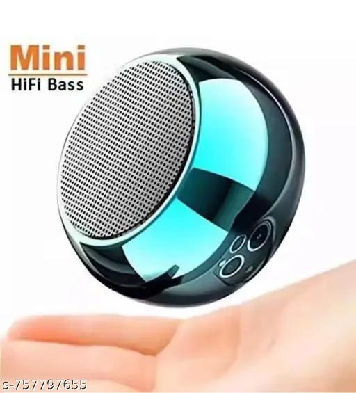 Mini Portable Wireless Bluetooth Speaker with LED Light – Metallic Finish (Multicolor) Bluetooth speaker, wireless speaker, mini speaker 04