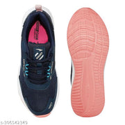 Asian MERCURY-11 Black Rani Pink Sports Shoe