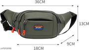 Stylish Real Waist Bag Elegant Style Travel Pouch Passport Holder001