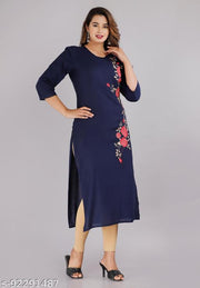 Embroidered Blue kurti