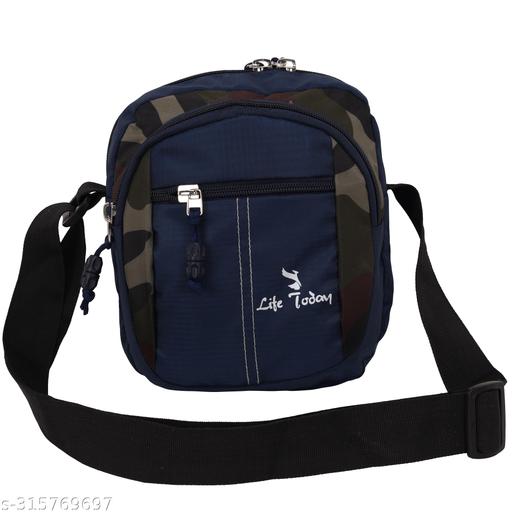 LIFE TODAY Sling form Men and Women | Cross Body Travel Bags | Pouch for Men and Women | One Side Shoulder Bag 7 x 8 x 4.5 (H x L  ) inches