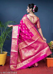 Unique Soft Silk Saree With Wonderful Blouse Piece