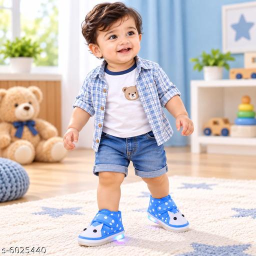 Classy Baby Blue Booties