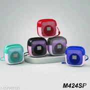 multicolour Ultra-Portable Wireless Bluetooth Speaker with Dual USB & Type-C Inputs, 10+ Hours Playtime, Ruggedd Design, and Deep Bass for Outdoor & Travel – M424SP Series