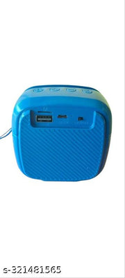 Bass Portable Wireless Bluetooth Speaker M211 with inbuilt Phone Stand Built-in mic, TF Card Slot, USB Port for Pendrive - Multi Color