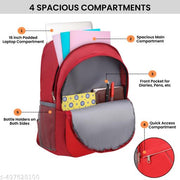 Medium 30L School College Bag Laptop Backpack | Light Weight & Strong Stitches (Waterproof)