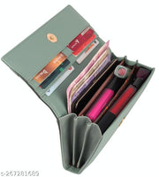 YESSBENZA Artificial Leather Casual unique Women's Wallets Clutch Mobile Handpurse 6 Multiple Cards Slot