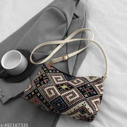 Stylish sling bag/ sling bag for women/ cotton sling /sling Ikkat sling Women and Girls Trendy Bags Fashionable Jute Handbag Jute Sling Bags