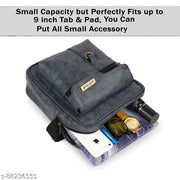 Veneer Classic Synthetic leather Shoulder Office Daytrip Crossbody Sling Bag For Men