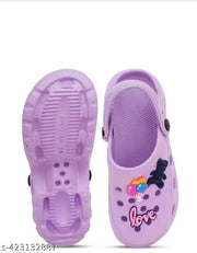 Love clog purple