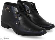 MRJ296 Men's Black Synthetic Leather Outdoor/walking/yoga Casual shoes
