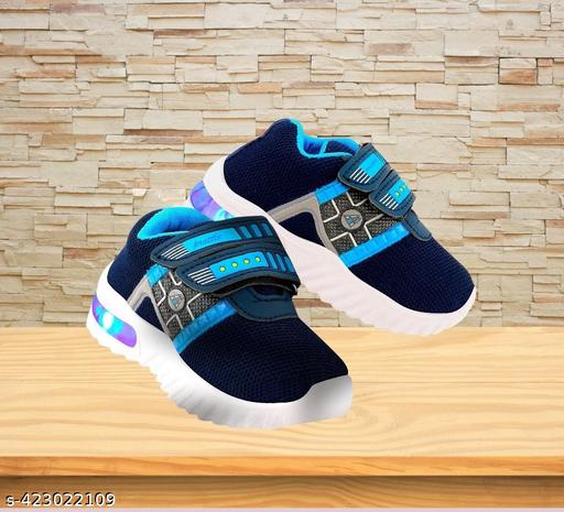 Prattle Foot Kids LED Light Up Shoes, Unisex Fashionable LED Sneakers , Shoes for Boys Girls, Casual Shoes for Kids, Outdoor/Sports/Running Shoes T-51 SkyBlue