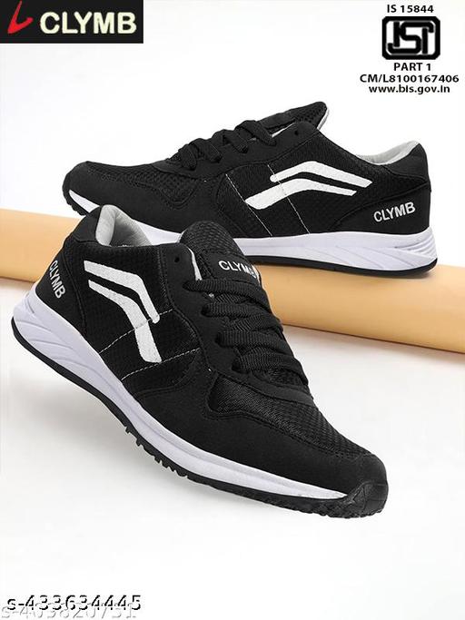 CLYMB Casual Sport for Men | Stylish Lace-Up Sneakers with Cushioned Insole | Comfortable Walking Shoes with Rounded Front Running shoes