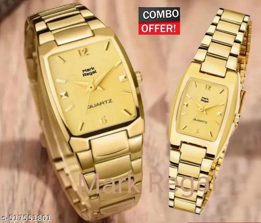 Mark Regal Analoge watches couple combo