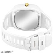 White Miller Analog Man's & Boy's Analog Watch (OM Ring)