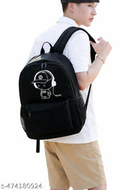 school & collage bag & backpacks BLACK MUSIC customized backpack hot new fluorescent student shoulder bag fashion school bag oxford high quality travels bag