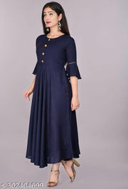 Long Sleeve  Kurti - Classic Ethnic Style For Traditional Events