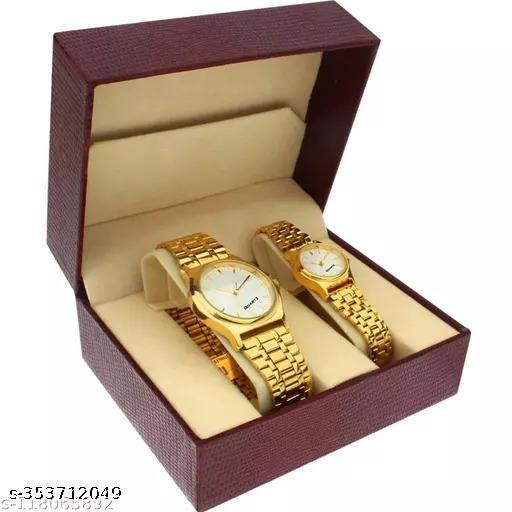 Golden watch for women and girls Analog Watches