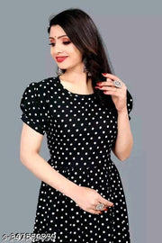 Polyster/Crepe fabric-Kurti Aanarkali