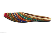 Quikni Ethnic Comfortable || Punjabi Hamdmade Mule For Women
