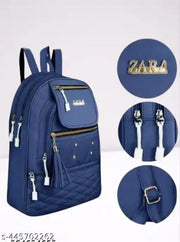 New nice woman backpack  and all girls use zara-blue