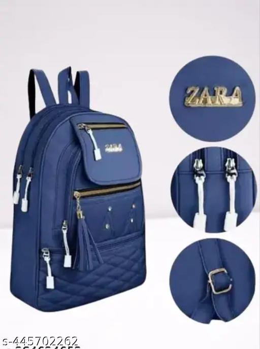 New nice woman backpack  and all girls use zara-blue