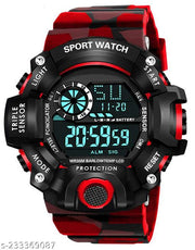 Army Kids-Boys Black Silicon Casual Sports Watches