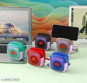 4-in-1 Portable Bluetooth Speaker – Wireless Soundbox with Integrated Phone Stand, USB Pen Drive & Micro SD Card Support