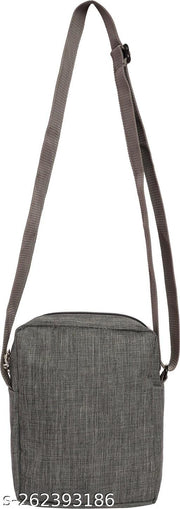 Rockzone Nylon Padded Cross Body Messenger Sling Bag Travel Office One Side Shoulder Bag For Men Women