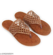 Women flat slippers under 300, fancy chappal ladies, new design footwear, stylish slippers for girls, lightweight flats