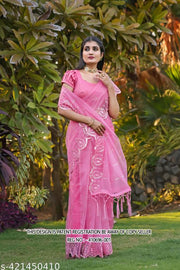 Bollywood Party Wear Sequence Organza Saree With Tassels and Latkans looking like a wow…