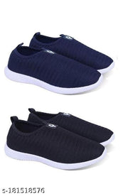SUPEXr Women's and Girl's Comfortable Sports Running ,Walking Slip-on casual Shoes combo of 2