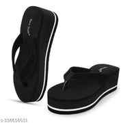 Two  Soft Women's Daily use comfortable stylish sandal type slippers/flipflop/Heels Slipper for Women & Girls