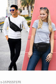 Waist Bag for Men Side Bag for Travel, Sports Waterproof & Adjustable Belt Pouch Fanny Waist Bag