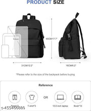 Muchova Latest Fashion Black Colour Casual Stylish Antic Design College Girls Bag School Backpack(Women Backpack Girl Bag Anti Theft Backpack For Girl)
