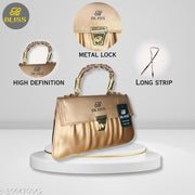 Stylish Classic Women Sling Bag (|Golden) | Elegant attractive beautiful sling bag for women (|Golden)| Gorgeous Stylish Handbag| Golden Sling Bag For Girls & Womens|