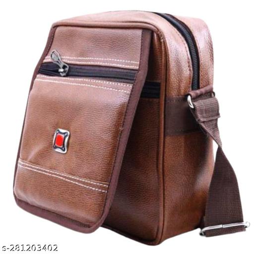 Casual Crossbody Synthetic Leather Men Sling Bag/Shoulder Bag for Men/Travel Bag/Cross Body Bag/Office Business Bag/Messenger Bag/Stylish Sling Bag for Men