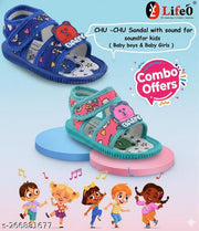 LifeO Panda Kids Chu Chu Sound Sandals for Baby Boys & Baby Girls