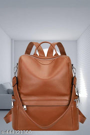 Bohobuzz Backpack Purse for Women Convertible Travel Vintage PU Leather Bag(Backpack,bag,backpack for women women bag fashion,stylish)