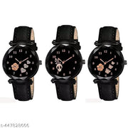 Analog Watch Combo For Women(Pack Of 3)
