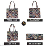 Dixon Dixon DIXON Casual Canvas Fabric Shoulder Trendy Design Handheld Tote Bag For Women