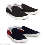 Pack of 2-2s combo shoes for men| black red-blue black- t blue combo shoes in color| comfortable and walking shoes for men