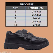 Elecant Gola-Velcro-Black-6*10 School shoes for Boys